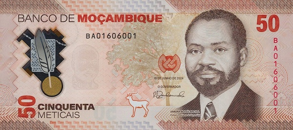 PN156 Mozambique - 50 Meticais (2024)